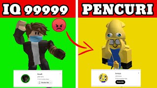 YOUTUBER ROBLOX IQ 999 VS PENCURI KONTEN [upl. by Niras146]