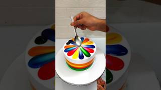 1kg New Mix Fruit Rainbow 🌈 Colour Cake Decorating shortsfeed shorts ytshorts youtube food [upl. by Sirdna544]