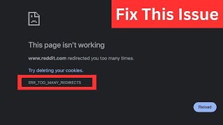 This Page Isnt Working Redirected You Too Many Times How to Fix This Page Isnt Working in Chrome [upl. by Vanessa362]
