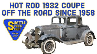 1932 Ford 5 Window Coupe Off the road since 1958 [upl. by Atikahs]