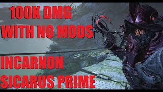 WARFRAME NEW MOST OP PISTOL Incarnon Sicarus Prime Build Guide  Koumei amp The Five Fates [upl. by Rawlinson]