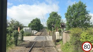 4K Cabview Class 444 029 Southampton Central  Weymouth  15062017 [upl. by Arik]