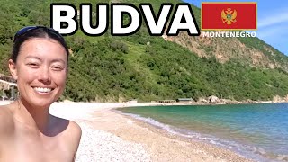 Beach Hopping in Budva  Montenegro Travel Vlog [upl. by Enirol227]