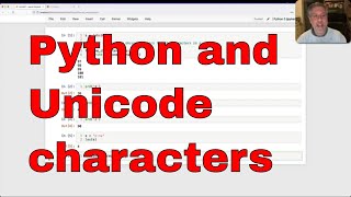 Python and Unicode characters [upl. by Ainuj]