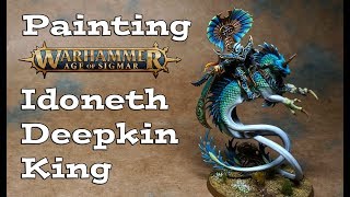 Painting Age of Sigmar Idoneth Deepkin King Volturnos [upl. by Oeht139]