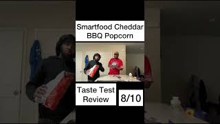 Smartfood Cheddar BBQ Popcorn Taste Test Review Short [upl. by Gallagher]