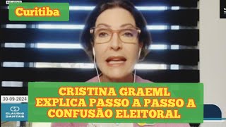 CRISTINA GRAEML EXPLICA QUEM BOLSONARO APOIA EM CURITIBA PASSO A PASSO DESDE O INÍCIO [upl. by Harris]