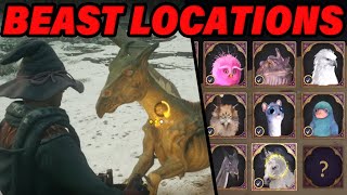 HOGWARTS LEGACY BEAST GUIDE  Beast Locations In Hogwarts Legacy [upl. by Octave]