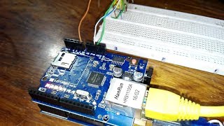 Arduino UNO  Web Server Showing Analog Input with Ethernet Shield W5100 [upl. by Triplett]