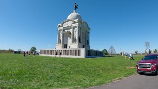 Visiting the Pennsylvania State Memorial in Gettysburg National Military Park [upl. by Sanburn456]