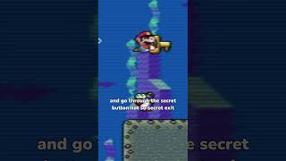 Secret Shortcut in Mario World mario gaming nintendo [upl. by Stilu355]