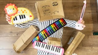 Unboxing Otamaton Melodica Roll Up Piano Lion Piano Music Calculator [upl. by Alyson204]