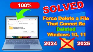 How to Delete a Stubborn Folder on Windows  Cant Delete Here’s How [upl. by Depoliti642]