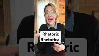 How to Pronounce RHETORIC amp RHETORICAL  SHORTS Quick English Pronunciation Lesson Learnenglish [upl. by Adnal532]