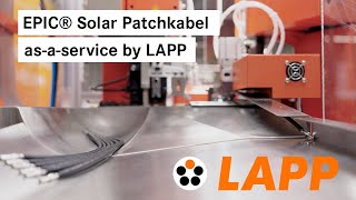 EPIC® Solar Patchkabel asaservice by LAPP [upl. by Symon]