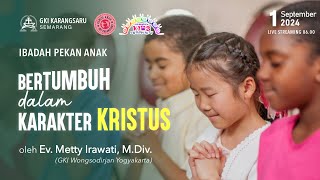 LIVE STREAMING KEBAKTIAN  MINGGU 1 SEPTEMBER 2024  GKI KARANGSARU  PUKUL 0600 WIB [upl. by Jillana176]