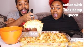 QUANG TRANS BCH LASAGNA MUKBANG  COLLAB w THE CHOMP QUEEN [upl. by Mcguire]