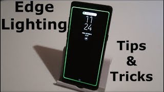 Edge Lighting Tutorial amp Customization  Note8 Galaxy S8 amp GS8 [upl. by Danila]