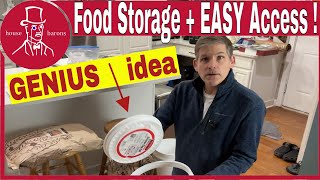 Long Term Food Storage Ideas  Conveniently Storing Supplies in 5 Gallon Bucket [upl. by Duarte143]