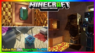 Realism Matt 256x Texture Pack for MCPE 118  Realistic Texture Pack For Minecraft pe [upl. by Honeyman]