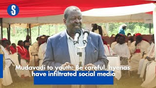 Mudavadi to youth Be careful hyenas have infiltrated social media [upl. by Ailenroc]