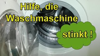 HILFE – Die Waschmaschine stinkt – Was tun wenn die Wäsche riecht   Hausmittel Tutorial Lifehack [upl. by Aivilo313]