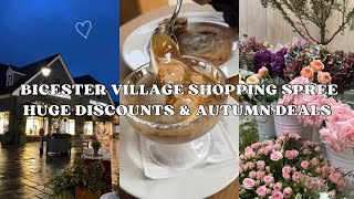 Bicester Village vlog  shopping at Bicester Village  What’s new at Bicester Village this Autumn [upl. by Enirehtacyram78]