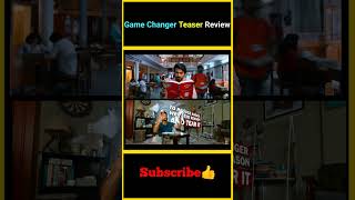 Game Changer Teaser Review and Reaction  gamechanger ramcharan factsmaava [upl. by Kei]