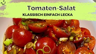 Super einfach und mega lecka TomatenSalat [upl. by Rahmann]