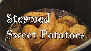 Kutie Kitchen  Episode 1 Steamed Sweet Potatoes [upl. by Medwin]