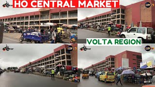 The HO CENTRAL MARKET Update 142 STORES  NEWLY Constructed HO MARKET in the Volta Region of Ghana [upl. by Lacagnia]