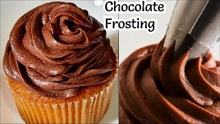 Chocolate Frosting recipe using Cocoa powder  Chocolate Buttercream frosting magictouchrecipes9972 [upl. by Diad]