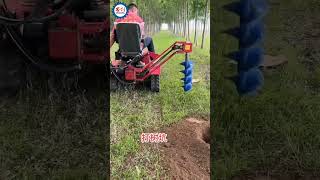 Mini Multi Functional Trenching And Digging Machine [upl. by Arekahs]