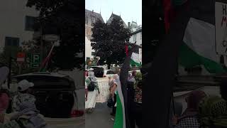 1  Manifestations à Québec Canada pour supporter Palestine Gaza gaza palastine war [upl. by Maxfield]