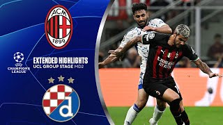 AC Milan vs Dinamo Zagreb Extended Highlights  UCL Group Stage MD 2  CBS Sports Golazo [upl. by Nemsaj]