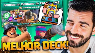 MELHOR DECK PARA CORRIDA DE BÁRBAROS DE ELITE NO CLASH ROYALE [upl. by Jone]