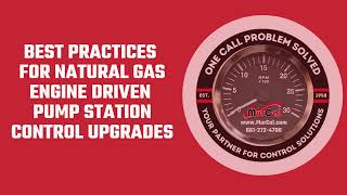 Best Practices for Natural Gas Engine Driven Pump Station Control Upgrades [upl. by Earaj]