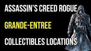 Assassins Creed Rogue Grande Entree CollectiblesActivitiesQuest ItemsViking SwordTemplar Relic [upl. by Cointon]