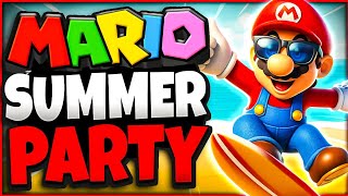 ☀️ Mario Summer Party ☀️ Brain Break ☀️ Mario Run ☀️ Freeze Dance ☀️ Just Dance [upl. by Evette27]