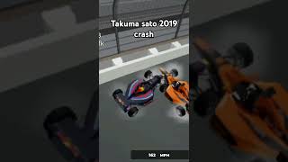 takuma sato crash in pocOH NO roblox ft FilipeDias2 [upl. by Affer]