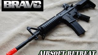 Bravo Airsoft M4 RIS AEG Overview [upl. by Boland629]