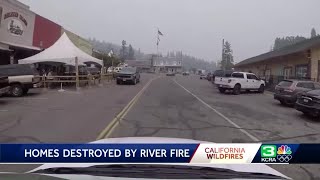 Its completely life changing Some River Fire evacuees return home to burneddown properties [upl. by Aniretac]