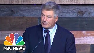 ‘We Need To Overthrow The Government Under Donald Trump‘ Alec Baldwin Tells Dems  NBC News [upl. by Ginelle]