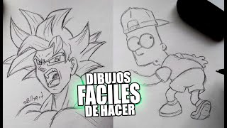 DIBUJOS FÁCILES DE HACER PARA PRINCIPIANTES 5  HOW TO DRAW EASY  BillyArt [upl. by Vada292]