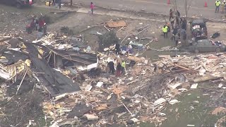 VIDEO Aerial view of storm damage in Talbot County [upl. by Kassey549]