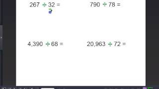 Estimating TwoDigit Divisors [upl. by Naletak]