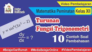 Turunan Fungsi Trigonometri Kelas 12 Matematika Peminatan [upl. by Yramesor808]