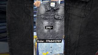 Denim Jacket For Boys Rs 299🔥 Mens Fashion  Denim Jacket shorts jacket denim trending [upl. by Ailee]