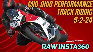 Insta360 MidOhio Track Day  raw video of Advanced group  4th session [upl. by Nalek]