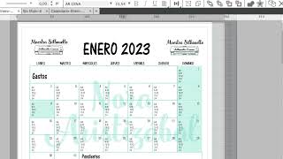 Como DISEÑAR mi propio PLANNER o Calendario PERSONALIZADO en SILHOUETTE STUDIO de CAMEO [upl. by Roosevelt]